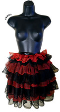 Saia anágua com babado gótica feminina saia dançarina saia burlesca tutu comprar usado  Enviando para Brazil