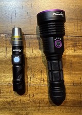 Par de luces negras ultravioleta recargables linterna UV Alonefire SV43 y SV14 segunda mano  Embacar hacia Mexico