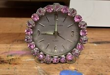 Pink rhinestone clock for sale  Salem