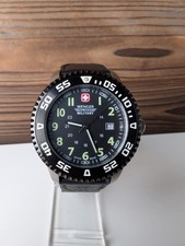 WENGER 45 MM MOSTRADOR PRETO 100M WR RELÓGIO MILITAR SUÍÇO 72942 Funcionando  comprar usado  Enviando para Brazil