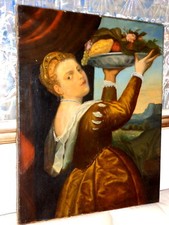 Fanciulla con vassoio usato  Silea