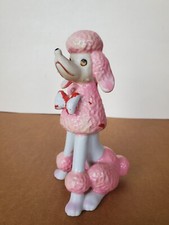 Pink poodle ceramic for sale  Morrowville