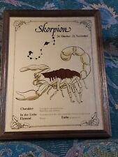 Vintage skorpion astrology for sale  Muskegon