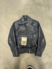 Jaqueta de couro vintage anos 80 para motocicleta tamanho 12 feminina cinto cinch cropped motociclista  , usado comprar usado  Enviando para Brazil