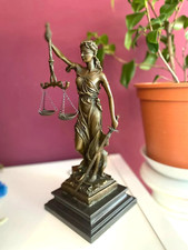Bronze skulptur justitia gebraucht kaufen  Markt Schwaben