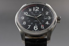 [Quase em perfeito estado] Hamilton cáqui H706150 relógio masculino automático mostrador preto do Japão comprar usado  Enviando para Brazil