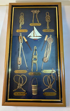 Knotentafel maritime dekoratio gebraucht kaufen  Bremen