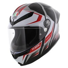 Capacete de motocicleta Agv K6 S Karve preto fosco branco vermelho, rosto inteiro, novo E2206!, usado comprar usado  Enviando para Brazil