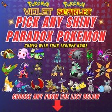 Usado, Escolha QUALQUER BRILHANTE Paradox Pokemon ⭐️ 6IV ⭐️ - Pokemon Scarlet And Violet comprar usado  Enviando para Brazil