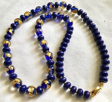 Collier perles verre d'occasion  Vence