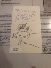 Peter, Paul & Mary Podpisana z autografem karta indeksowa FULL JSA LOA Idealna oprawa na sprzedaż  Wysyłka do Poland