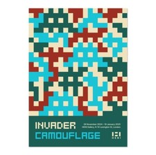 Invader camouflage affiche d'occasion  Nantes-