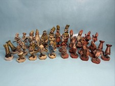 Conjunto de Xadrez Alice no País das Maravilhas Pintado à Mão - Vidro de Madeira Papel Machê comprar usado Conjunto de Xadrez Alice no País das Maravilhas Pintado à Mão - Vidro de Madeira Papel Machê comprar usado  Enviando para Brazil