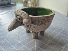 Pottery sheep bowl for sale  LONDON