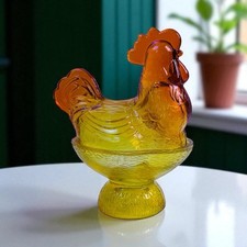 Amberina glass rooster for sale  Absecon