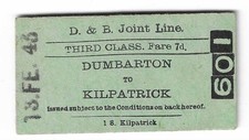 Railway tickets scotland for sale  CRAIGAVON