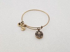  Pulseira Berloque Dourado Destino ALEX & ANI Ouro "3D Filigrana Path Of Life" ✨️  comprar usado  Enviando para Brazil