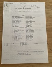Brass final script for sale  ANDOVER