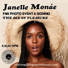 2023 JANELLE MONAE PÔSTER PROMOCIONAL ARTE DE PAREDE IMPRESSÃO TAMANHO 11X17 POLEGADAS comprar usado  Enviando para Brazil