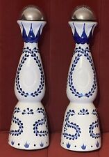 2 GARRAFAS DE CERÂMICA TEQUILA AZUL REPOSADO CLASSE COM TAMPO 750.mL COLEÇÃO VAZIA comprar usado  Enviando para Brazil
