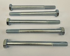 M8, LONGO, parafusos sextavados, parte roscada, BZP, métrico, 8,8 de alta resistência. comprar usado  Enviando para Brazil
