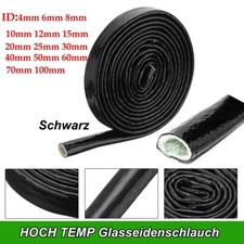 HOCH TEMP Glasseidenschlauch Ø4mm-100mm Kabelschutz Sleeve Hitzeschutzschlauch comprar usado  Enviando para Brazil