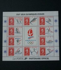 Bloc feuillet albertville d'occasion  Bordeaux-