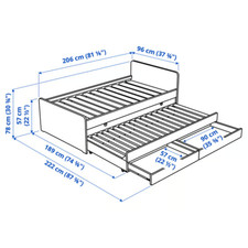 Ikea släkt bettgestell gebraucht kaufen  Berlin