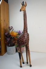 Giraffe statue wooden for sale  BROMLEY