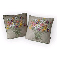 Pair ribbon embroidered for sale  Lewisburg