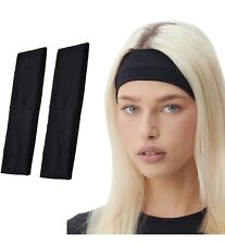 2pcs black headband for sale  LONDON