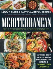 Mediterranean diet cookbook for sale  UK