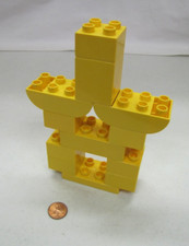 LOTE DE BLOCOS DE CONSTRUÇÃO AMARELOS Lego Duplo Estrutura da Casa 2x4 2x2 Curvo comprar usado  Enviando para Brazil