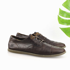 Tênis Timberland Masculino Revenia Tamanho 10.5 Couro Marrom Sapato Casual com Cadarço, usado comprar usado  Enviando para Brazil