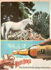Publicité white horse d'occasion  Expédié en France
