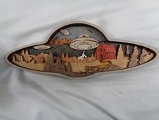 Wooden ufo artwork for sale  Mishawaka