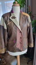 Lederjacke trachtenjacke patch gebraucht kaufen  Ottobeuren