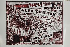 Pôster concerto Alex Chilton Antenna Club Memphis 13x20 (BIG STAR) rádio WEVL comprar usado  Enviando para Brazil