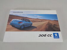 Usado, Manual do Proprietário / Manual Peugeot 206 CC - Conversível Impresso 03/2006 comprar usado  Enviando para Brazil
