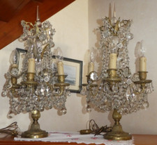 Paire grandes lampes d'occasion  Quimper