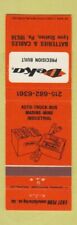 Matchbook cover deka for sale  USA
