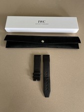 Iwc black calfskin for sale  SOUTHEND-ON-SEA