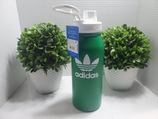 Garrafa de metal Adidas original 1 litro quente fria parede dupla aço inoxidável VERDE 🟢 nova com etiquetas comprar usado  Enviando para Brazil