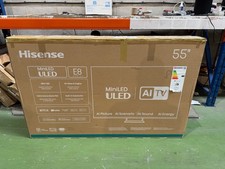 Hisense 55e8qtuk mini for sale  ROTHERHAM
