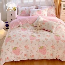 Piece strawberry duvet for sale  Shipping to Ireland