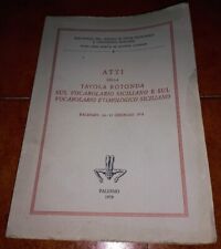 Atti della tavola usato  Padova