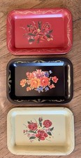 Set vintage toleware for sale  Pittsford