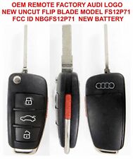 Controle remoto de carro sem chave OEM AUDI A3 Q3 S3 FOB 4 botões chave flip sem cortes NBGFS12P71 comprar usado  Enviando para Brazil