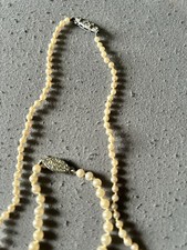 Pearl necklace bracelet for sale  PONTYPOOL