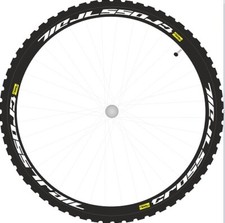 Pegatinas llantas bici usato  Spedire a Italy